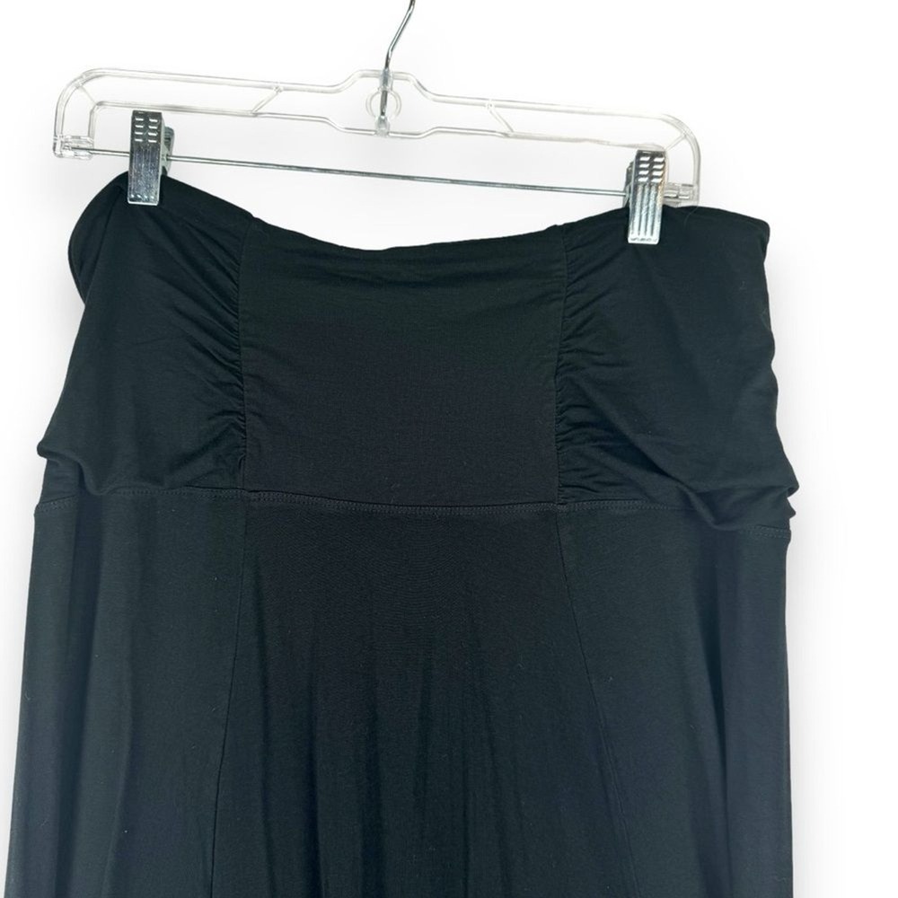 Ruby Ribbon Black Strapless Maxi Dress Plus Size 2XL Womens Slimming Sundress - Picture 2 of 11